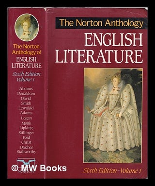 Item #316834 The Norton anthology of English literature / M.H. Abrams, general editor. Vol.1....