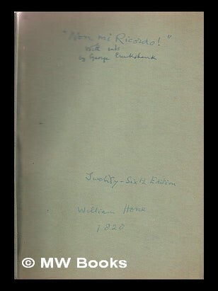 Item #317302 "Non mi ricordo!" &c. &c. &c. William Hone