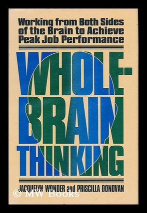 Item #31821 Whole-Brain Thinking - Working from Both Sides of the Brain to Achieve Peak Job...