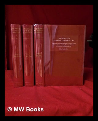 Item #319678 The Works of Thomas Traherne/ In Three Volumes/ edited by Jan Ross. Thomas Traherne,...