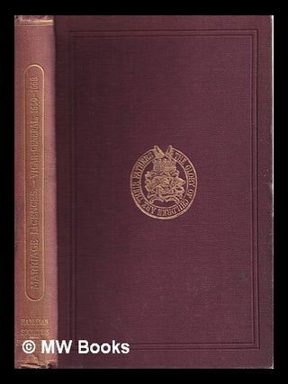 Item #319690 Allegations for marriage licences issued by the vicar-general of the Archbishop of...