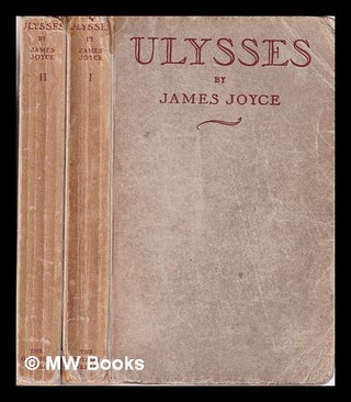 Item #320701 Ulysses/ by James Joyce/ in 2 Volumes. James Joyce