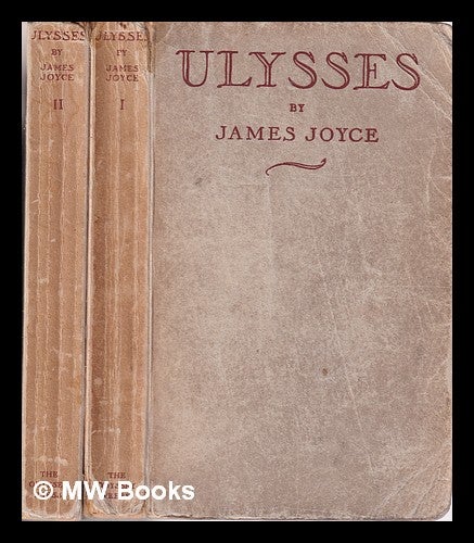Item #320701 Ulysses/ by James Joyce/ in 2 Volumes. James Joyce.