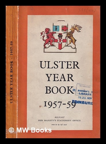 Item #321108 The Ulster Year Book/ The Official year Book of Northern Ireland/ 1957-1959/ published at three-yearly intervals