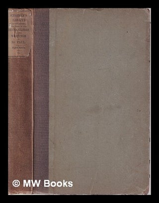 Item #325359 Essays on some of the difficulties in the writings of the Apostle Paul, and in other...