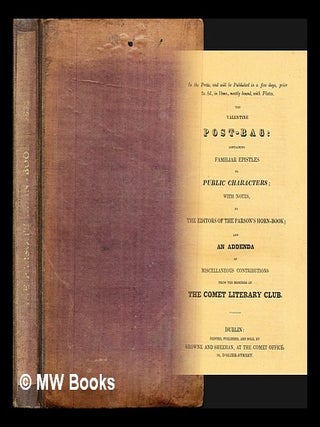 Item #325666 In the press, and to be published in a few days, price 2s. 8d., neatly bound, with...