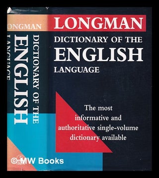 Item #326252 Longman dictionary of the English language