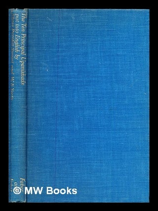 Item #326585 The ten principal Upanishads / put into English by Shree Purohit, swami, and W.B....