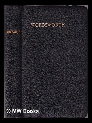 Item #329968 The poetical works of William Wordsworth. William Wordsworth