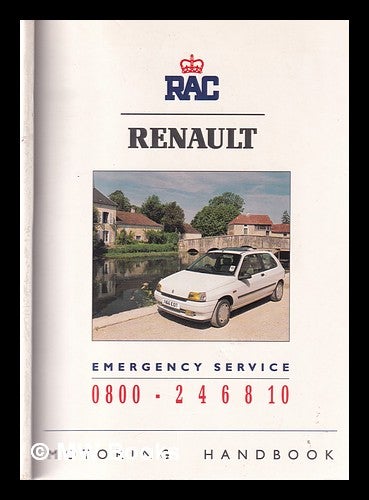Item #330428 RAC Renault Motoring Handbook. RAC Publishing. Renault.