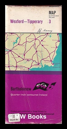 Item #332148 Bartholomew's revised quarter inch map of Ireland sheet 3 Wexford - Tipperary....