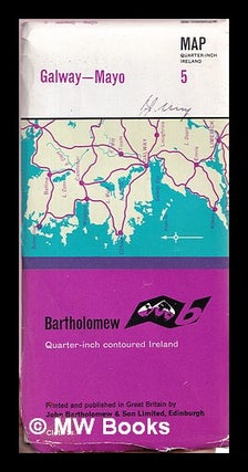 Item #332166 Bartholomew's revised quarter inch map of Ireland sheet 5 Galway - Mayo....