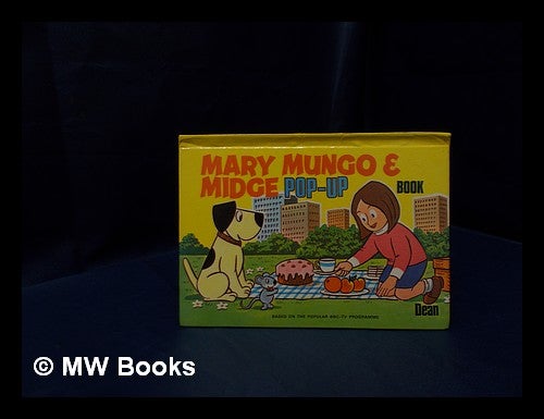 Item #332558 Mary Mungo & Midge pop-up book / Mary Mungo & Midge (Television program). John Ryan.