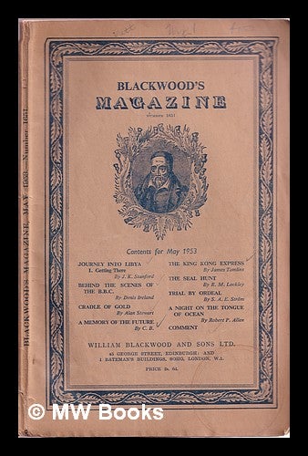 Item #333137 Blackwood's Magazine May 1953 No 1651 Vol 273. William Blackwood, Sons Ltd.