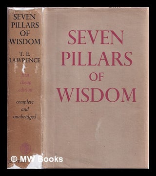 Item #334612 Seven pillars of wisdom / Lawrence,T.E. Thomas Edward Lawrence