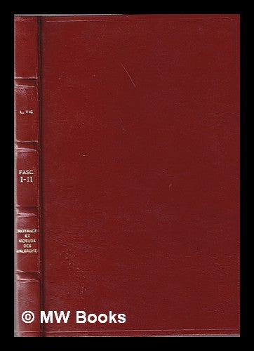 Item #334768 Croyances et moeurs des Malgaches... / édité par Otto Chr. Dahl. L. Vig, O. C. Dahl, Lars, Otto Christian.