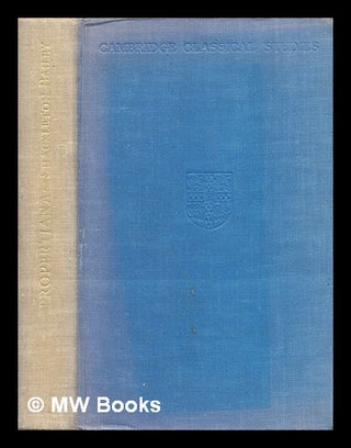 Item #336607 Propertiana / by D.R. Shackleton Bailey. D. R. Shackleton Bailey, David Roy