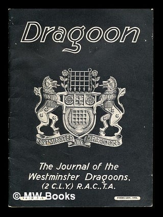 Item #338050 Dragoon: the journal of the Westminster Dragoons: Volume 1, No. 1: Spring, 1956....