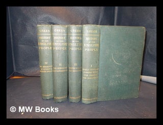 Item #338395 History of the English people / by John Richard Green [4 volumes]. John Richard Green