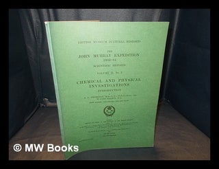 Item #346412 Chemical and physical investigations: introduction / by E. F. Thompson and H. Cary...