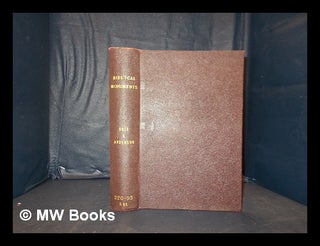 Item #350321 Biblical monuments / by William Harris Rule and J. Corbet Anderson. William Harris...