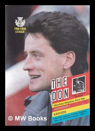 Item #350896 The Don: matchday magazine Aberdeen V Rangers. Aberdeen Football Club