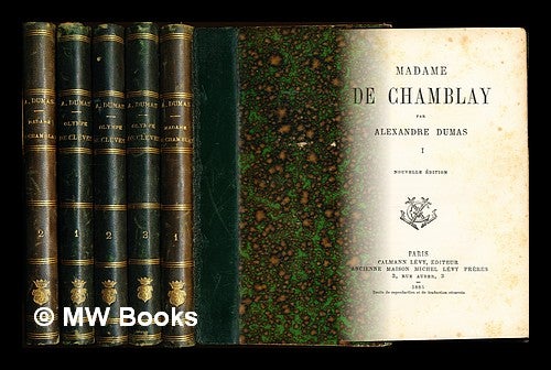 Item #351345 Oeuvres Completes D'Alexandre Dumas: in five volumes. Alexandre Dumas.