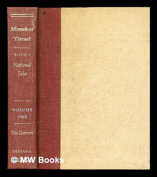 Item #354112 Mimekor Yisrael : classical Jewish folktales. Volume I National tales / collected by...
