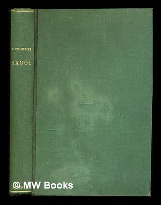 Item #354756 Saggi : diritto costituzionale e politica / Pietro Chimienti. Pietro Chimienti, 1950
