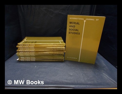 Item #354819 International Journal of Moral and Social Studies: in 16 Issues. S. . International Journal of Moral Wolfram, Social Studies, ed.