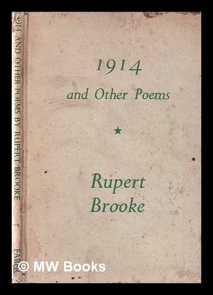 Item #355102 1914 and other poems / by Rupert Brooke. Rupert Brooke
