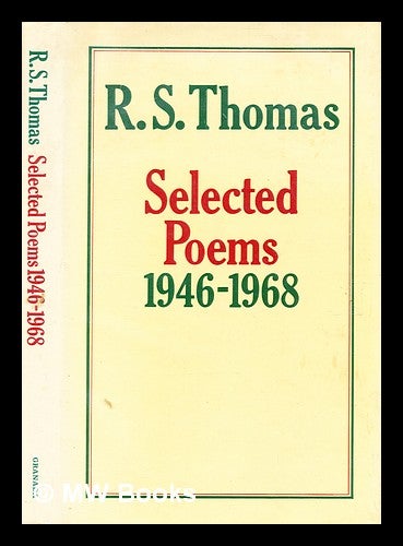 Item #357837 Selected poems, 1946-1968 [of] R.S. Thomas / R.S. Thomas. R. S. Thomas, Ronald Stuart.
