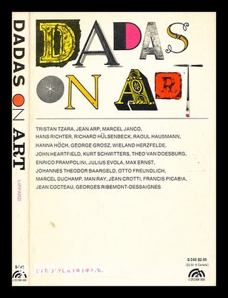 Item #357859 Dadas on art / edited by Lucy R. Lippard. Lucy R. Lippard, compiler