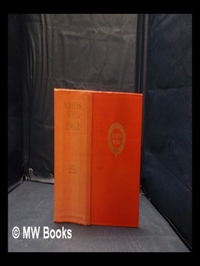 Item #359354 Who's who 1963. A., C. Black