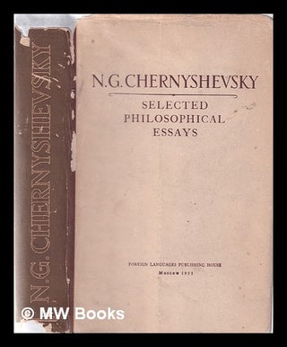 Item #366014 Selected philosophical essays. Nikolay Gavrilovich Chernyshevsky