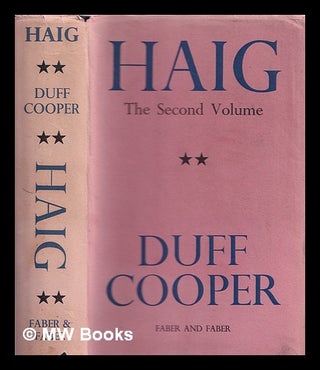 Item #367491 Haig : vol 2. Duff Viscount Norwich Cooper