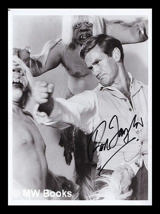 Item #368809 SIGNED black and white photograph of Rod Taylor. Rod Taylor, Australian Actor