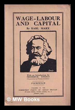 Item #368890 Wage-labour and capital / by Karl Marx ; with an introduction by Frederick Engels ;...