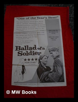 Item #371637 Ballad of a Soldier. Pavel Danilyants, Mosfilm, producer