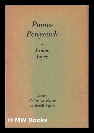 Item #372552 Pomes penyeach / by James Joyce. James Joyce