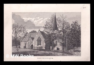 Item #372566 Circa 19th century Linograph print of Broughshane Church. Anonymous