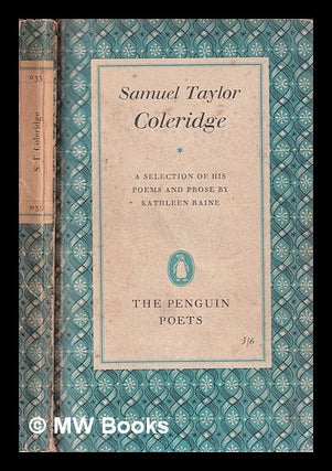 Item #372799 Poems and prose / Samuel Taylor Coleridge; selected with an introduction by Kathleen...