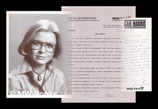 Item #374319 One black and white photograph, typed biography and hand written note from Gail...