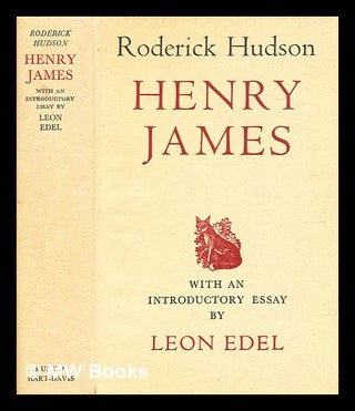 Item #374889 Roderick Hudson / by Henry James, with an introduction by Leon Edel. Henry James