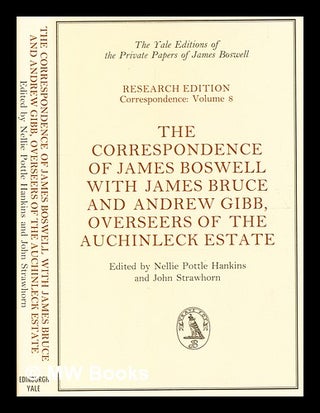 Item #376043 Boswell's Correspondence, Volume 8: the correspondence of James Boswell with James...