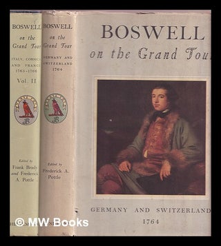 Item #376073 Boswell on the grand tour ; 2 volumes. James Boswell