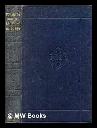 Item #376287 The poems of Robert Browning. Robert Browning