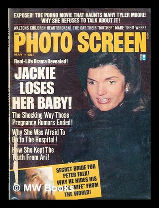 Item #378165 Photo Screen [Jackie Onassis] (May 1974). Sterling
