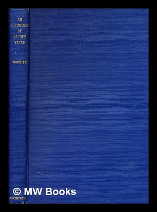 Item #378209 An anthology of Orkney verse / compiled and edited by Ernest Walker Marwick. Ernest...