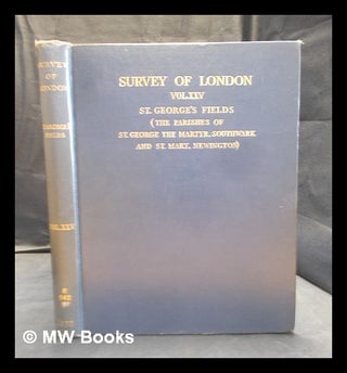 Item #378636 Survey of London / issued under the general editorship of Sir Howard Roberts. Vol....